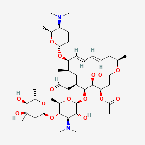 Chemical structure of Acetylspiramycin