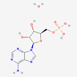 Chemical structure of 5'-Adenylic acid, monohydrate