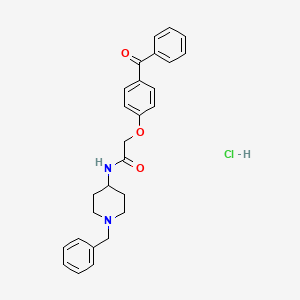 Chemical structure of AdipoRon hydrochloride