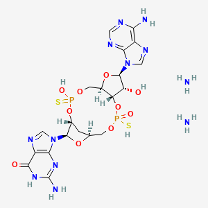 Chemical structure of ADU-S100 enantiomer Ammonium salt