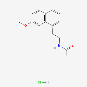 Chemical structure of Agomelatine hydrochloride