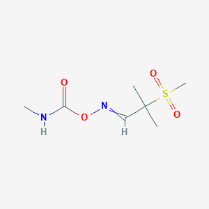 Chemical structure of Aldicarb sulfone
