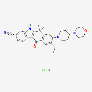 Chemical structure of Alectinib Hydrochloride