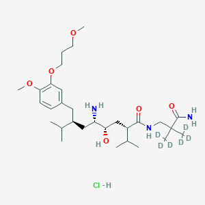 Chemical structure of Aliskiren D6 Hydrochloride