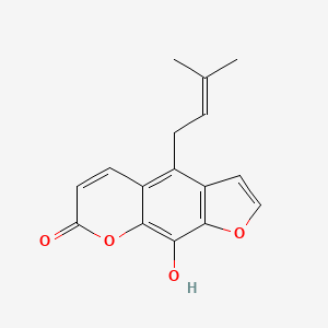 Chemical structure of Alloimperatorin