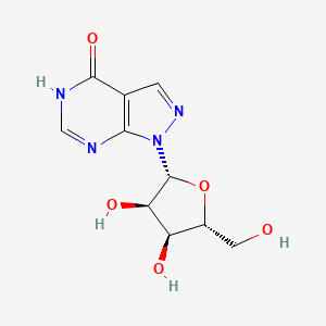 Chemical structure of Allopurinol riboside