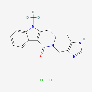 Chemical structure of Alosetron D3 Hydrochloride