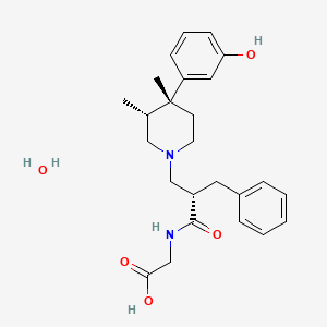 Chemical structure of Alvimopan monohydrate