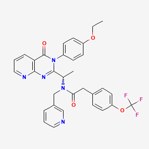 Chemical structure of AMG 487 S-enantiomer