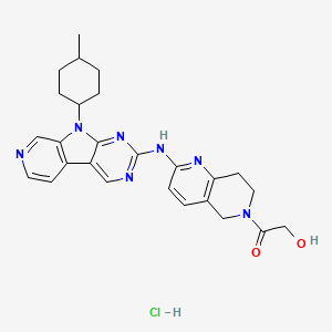 Chemical structure of AMG 925 HCl