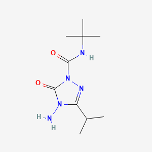 Chemical structure of Amicarbazone