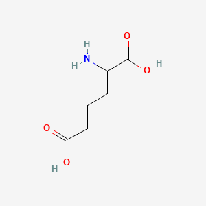 Chemical structure of Aminoadipic acid