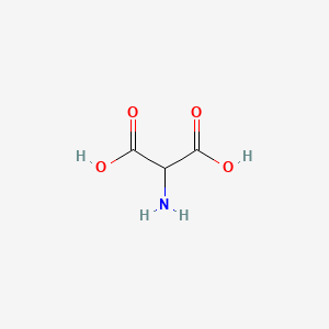 Chemical structure of Aminomalonic acid