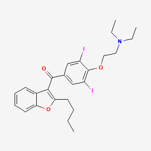 Chemical structure of Amiodarone
