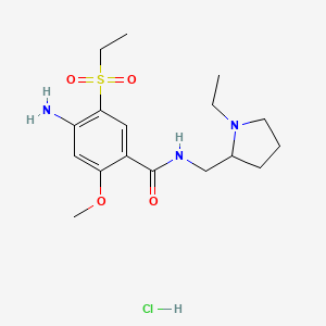 Chemical structure of Amisulpride hydrochloride