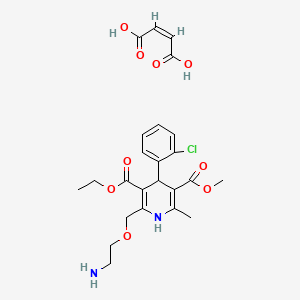 Chemical structure of Amlodipine maleate