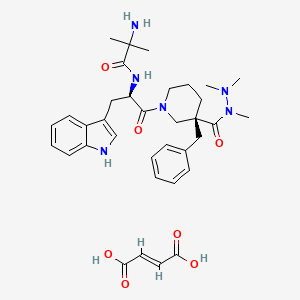 Chemical structure of Anamorelin Fumarate