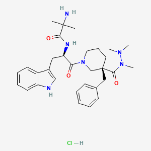 Chemical structure of Anamorelin hydrochloride