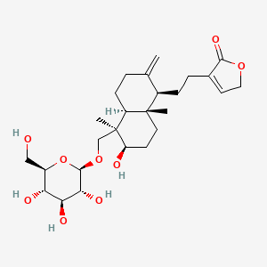 Chemical structure of Andropanoside