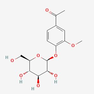 Chemical structure of Androsin