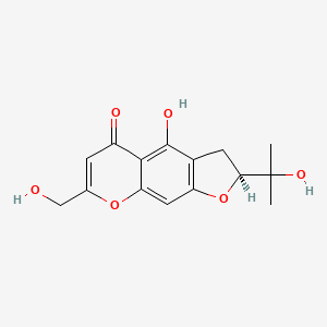 Chemical structure of Angelicain