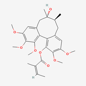 Chemical structure of Angeloylgomisin H