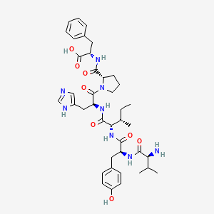 Chemical structure of Angiotensin IV