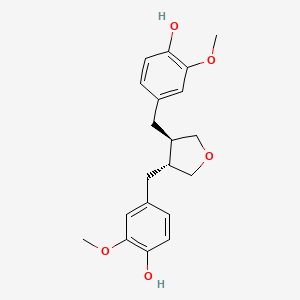 Chemical structure of Anhydrosecoisolariciresinol