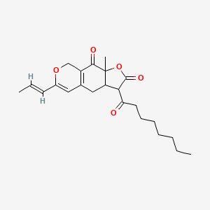 Chemical structure of Ankaflavin