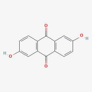 Chemical structure of Anthraflavic acid