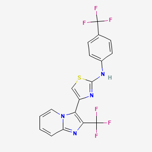 Chemical structure of Antitumor agent-3