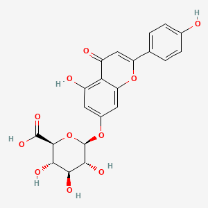 Chemical structure of Apigenin-7-glucuronide