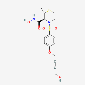 Chemical structure of Apratastat