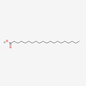 Chemical structure of Arachidic acid