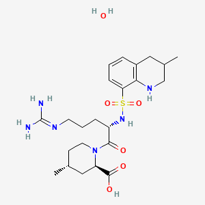 Chemical structure of Argatroban monohydrate