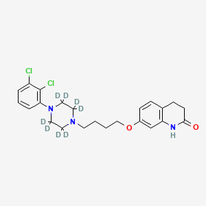Chemical structure of Aripiprazole D8