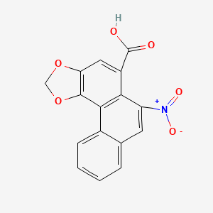 Chemical structure of Aristolochic acid B