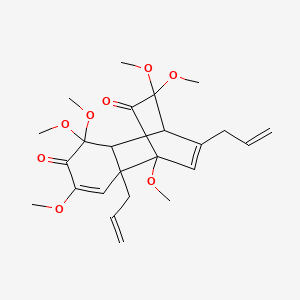 Chemical structure of Asatone