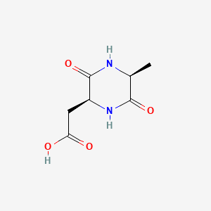 Chemical structure of Aspartyl-alanyl-diketopiperazine