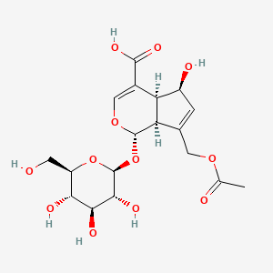 Chemical structure of Asperulosidic Acid