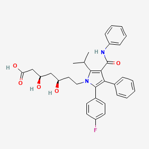 Chemical structure of Atorvastatin
