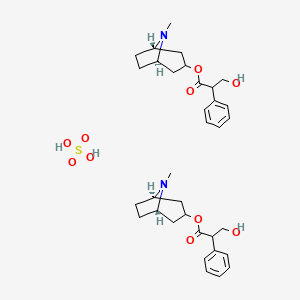 Chemical structure of Atropine sulfate