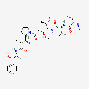 Chemical structure of Auristatin E
