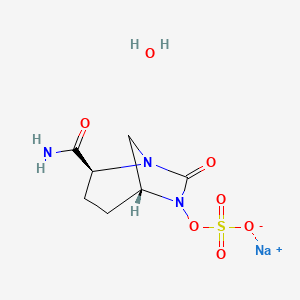 Chemical structure of Avibactam sodium hydrate