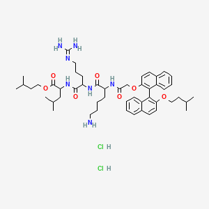 Chemical structure of AVX 13616