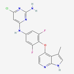 Chemical structure of Azaindole 1