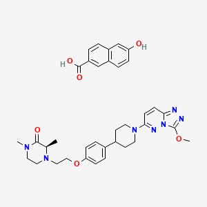 Chemical structure of AZD5153 6-Hydroxy-2-naphthoic acid