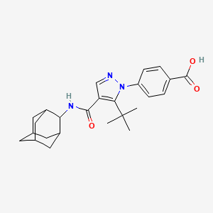 Chemical structure of AZD8329