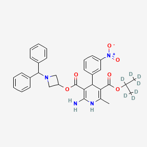 Chemical structure of Azelnidipine D7