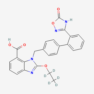 Chemical structure of Azilsartan D5
